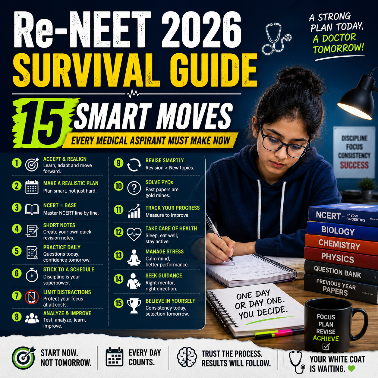 NEET 2025 Survival Kit: Here Are 15 Smart Steps That All Medical Aspirants Should Take Now